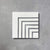 Inverse Old Iron Maze One Tile Tiles - Handmade